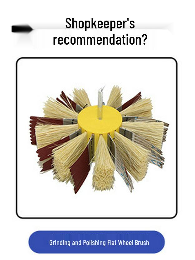 Blaues Core M14 getuftetes Schleiffilament-Rad für Schleifen, Entgraten und Polieren