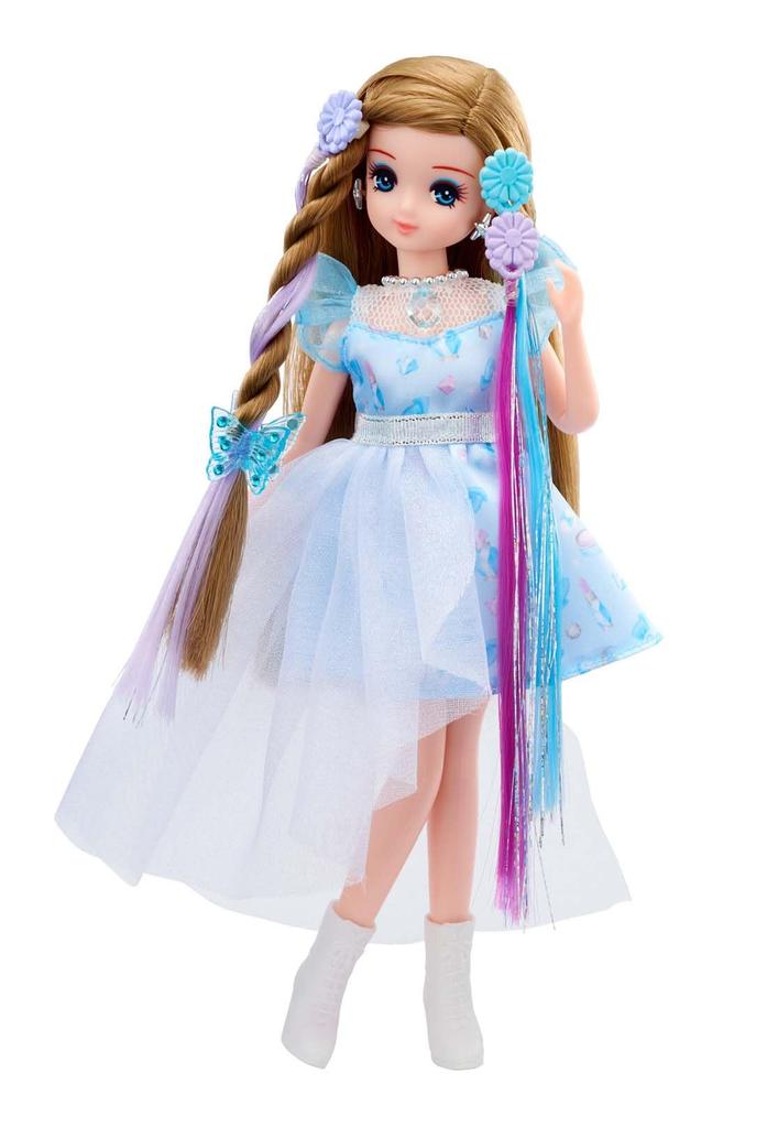 Takara Tomy Licca-chan Doll Extension Tsubasa-chan (Favorite Blue) Dress-up Pretend Play Toy for ages 3 and up
