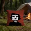 CChe GGuevara Karl Marx HD Print Square Pillow Cover Polyester Lightweight Customizable for Home Office Sofa Decor