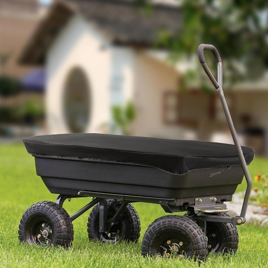 Garden Cart Cover 149x94x15cm Foldable Trolley Rain and Dust Cover Oxford Cloth Trolley Protector Canopy for Lawn Yard