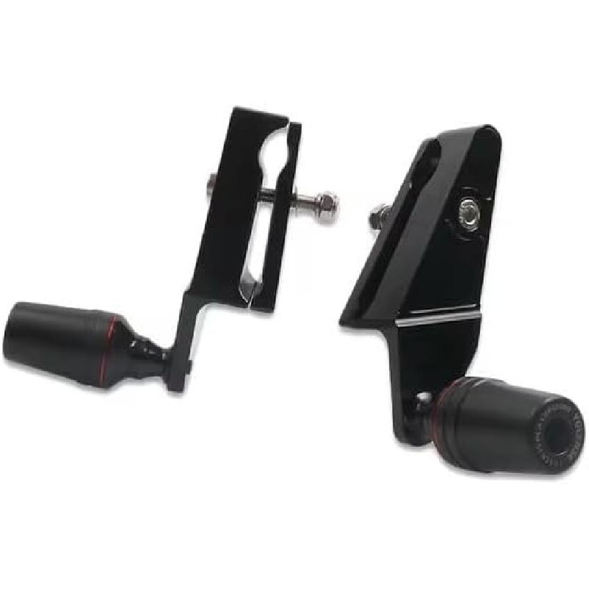 For CFMOTO CF MOTO 250SR 250 SR Motorcycle CNC Aluminum Falling Protection Frame Sliders Crash Protector (Titanium) красный