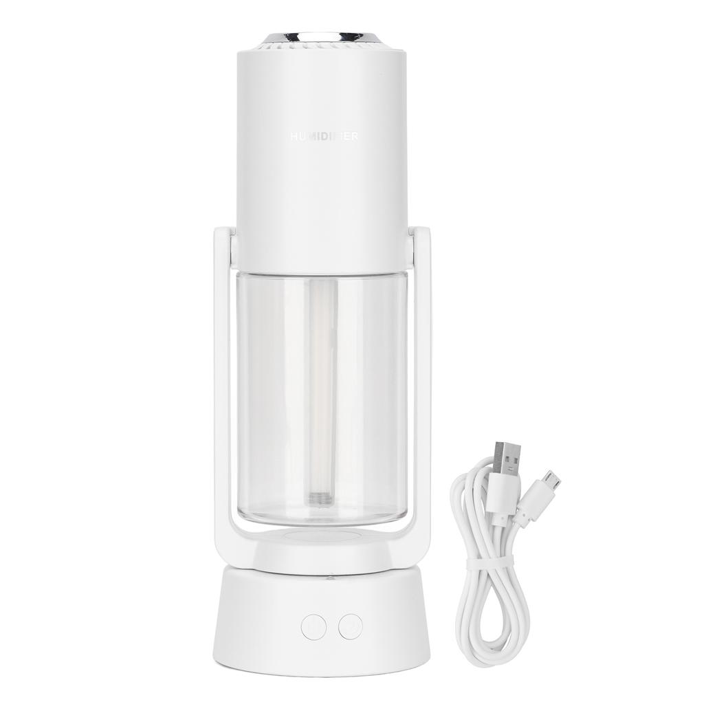 Mini Humidifier Negative Ion Silent Rotatable Portable USB Humidifier with Night Light for Bedroom