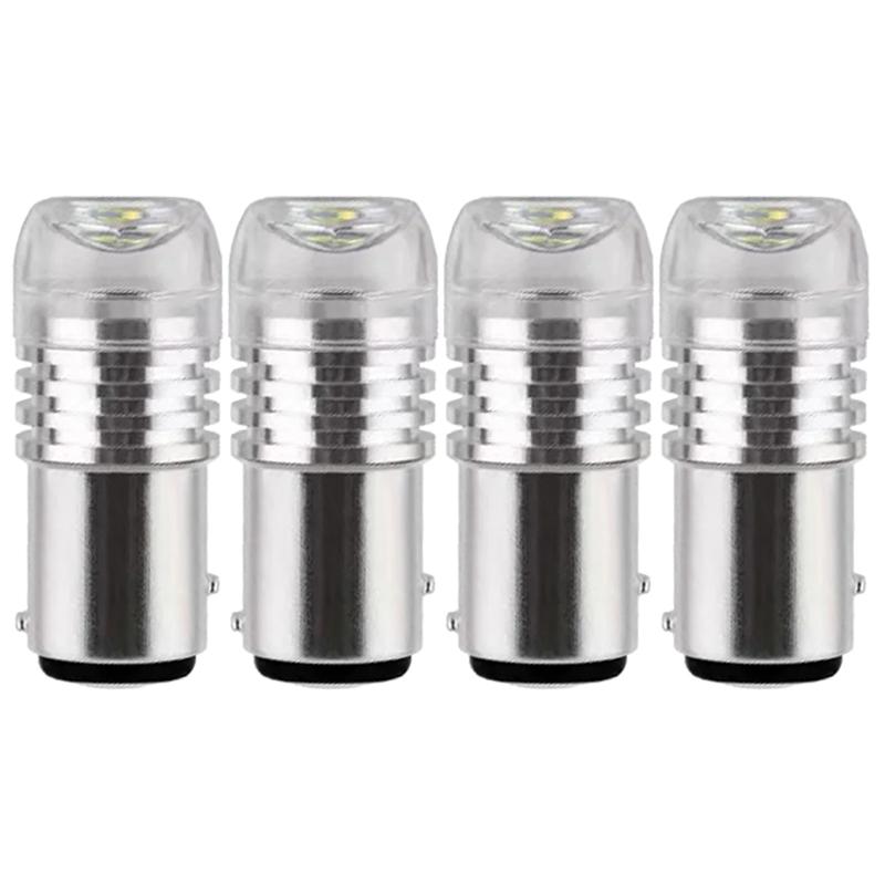 4/12PCs Motorcycle Car LED Brake Turn Signal Lights Waterproof 12V Signal Tail Fog Bulbs Flashing Light Motorcycle Accessories