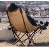 Portable Multi-Gear Adjustable Outdoor Recliner Chair – Sit, Lie, and Sleep with Cotton Padding