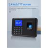 Biometric Fingerprint Attendance Machine Electric Time Clock USB Recorder with Offline Staff Data Management System