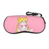 Anime Moon Girl Glasses Case Unisex Anti-Fall Zipper Usagi Tsukino Glasses Box Protector Eyewear Container