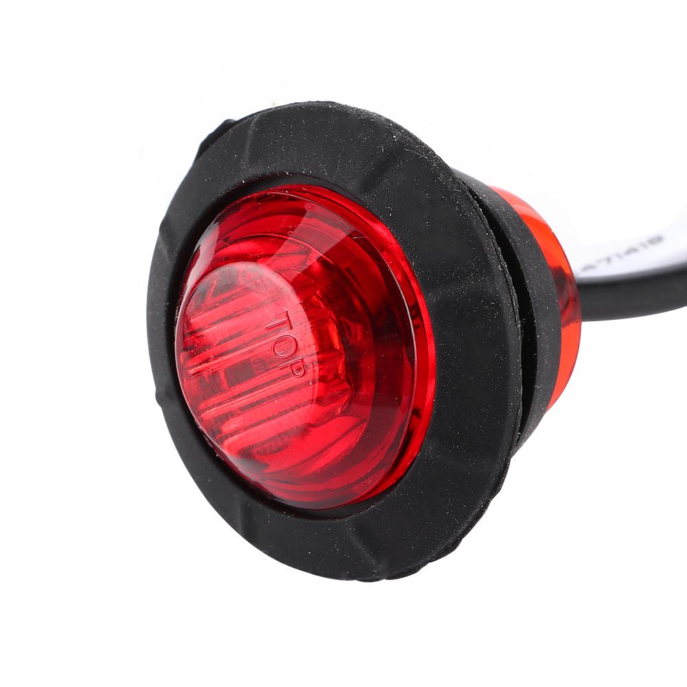 10pcs 3Celsius4in LED Side Marker Light Clearance Lamp with   Terminal 12V for Car Trailer Truck Yacht