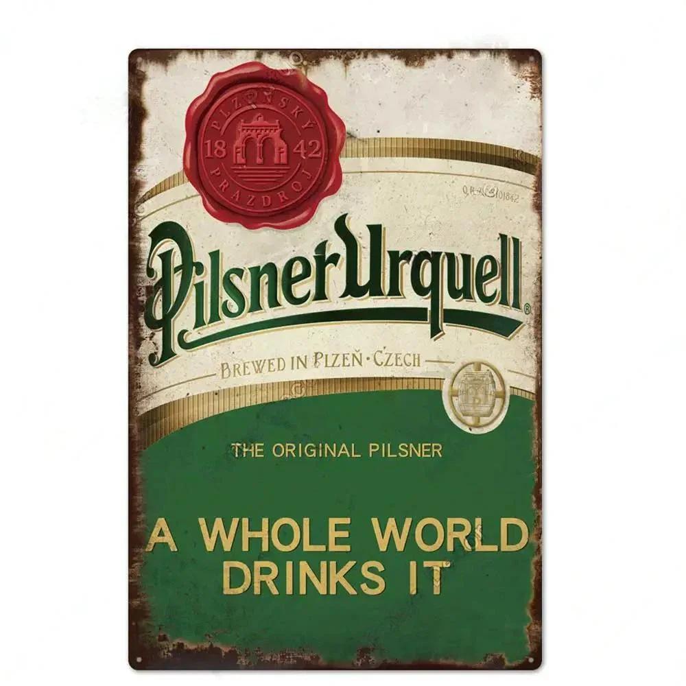 FJ Beer Brand Posters Decor Vintage Metal Signs Tin Sign Plaque Home Decor Pub Bar Man Cave Wall Decorative