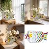 Glasvasen für Blumen Weithals-Blumenvasen Terrarien Hydroponischer Pflanzer Glas-Blumentopf für Tafelaufsätze Heimdeko