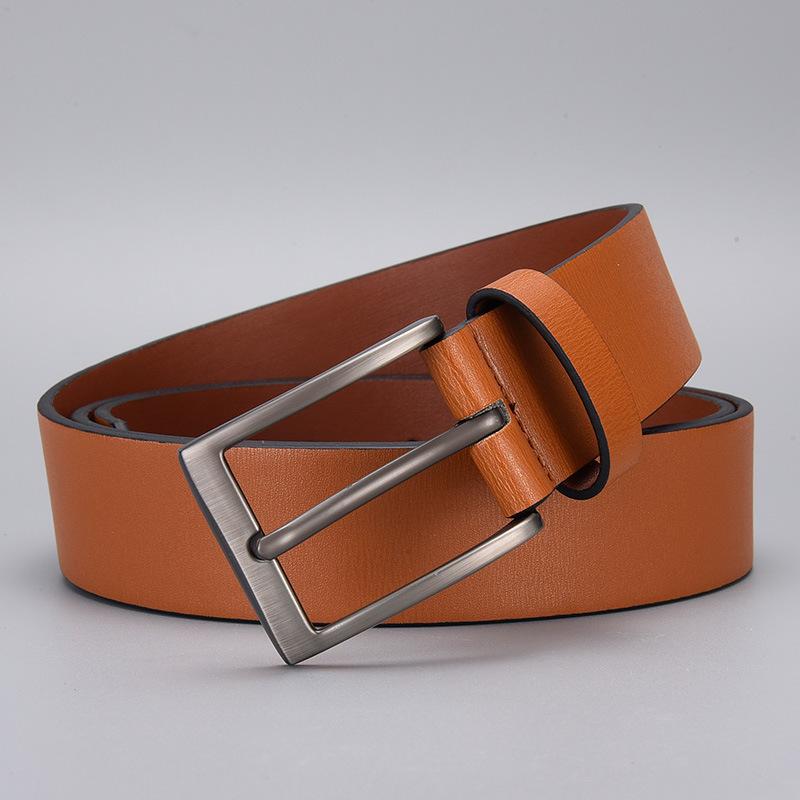 Men'S Belt Pu Pin Buckle Casual Belt Men'S Belt