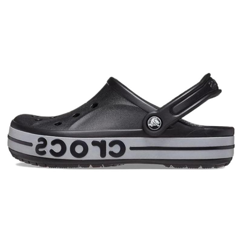 Crocs Bayaband Clogs Comfortable Casual Hole Shoes Unisex Black