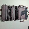 Bag Roll 15-Pockets Roll Heavy-Duty Tool Roll Up Bag Durable Waxed Canvas Tool Roll  Electrician