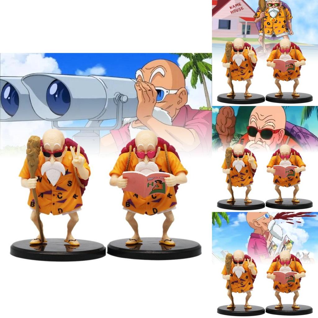 Unique Creative Turtle Sage Figurine Dragon Ball Character Pvc Car Decoration Gift