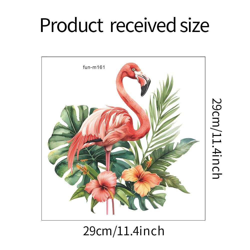 

Fun-m161 тропический зеленый фламинго ванная комната туалет туалет с домашним украшением декоративные наклейки 29*29CM/fun-m161