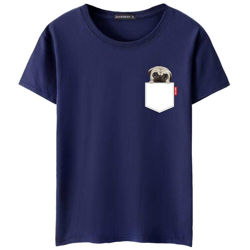 

Мужская повседневная футболка 5XL темно-синий