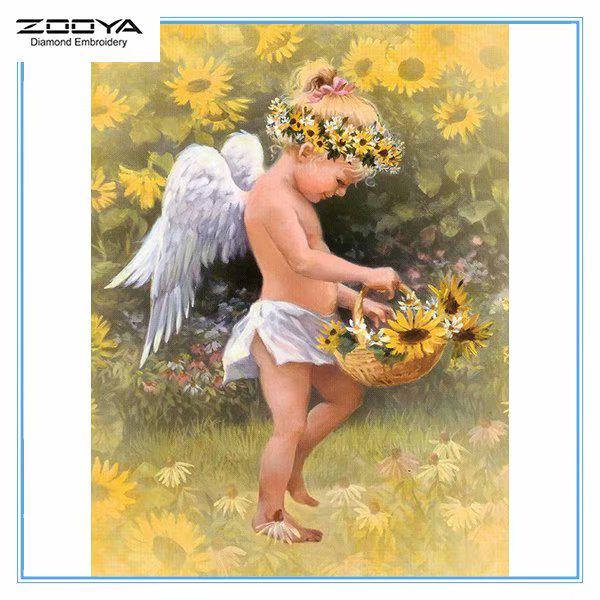 

ZOOYA DIY 3D Алмазная вышивка Крестиком Главная Декор Ангел