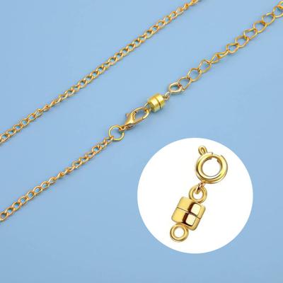 6Pcs Magnetic Necklace Clasp with Lobster Clasp Jewelry Connecting Buckle Necklaces Extender Bracelet Closure DIY Crafts
