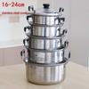 Lilang Stainless Steel Cookware Set with Steamer Inserts