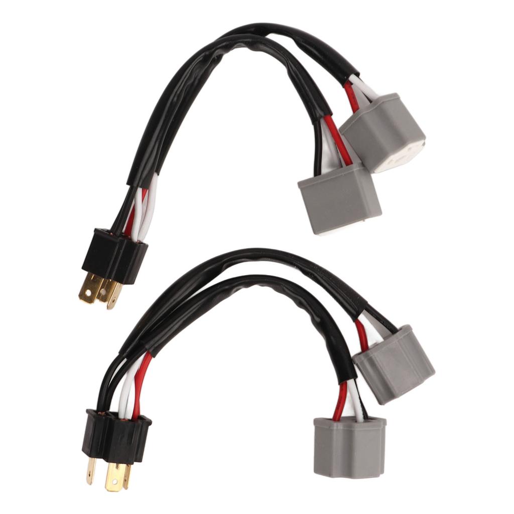 2Pcs 9003 H4 Headlights Wiring Harness Socket Adapter Male To Female 2 Way Splitter Wires for Truck Pickup LED Cable