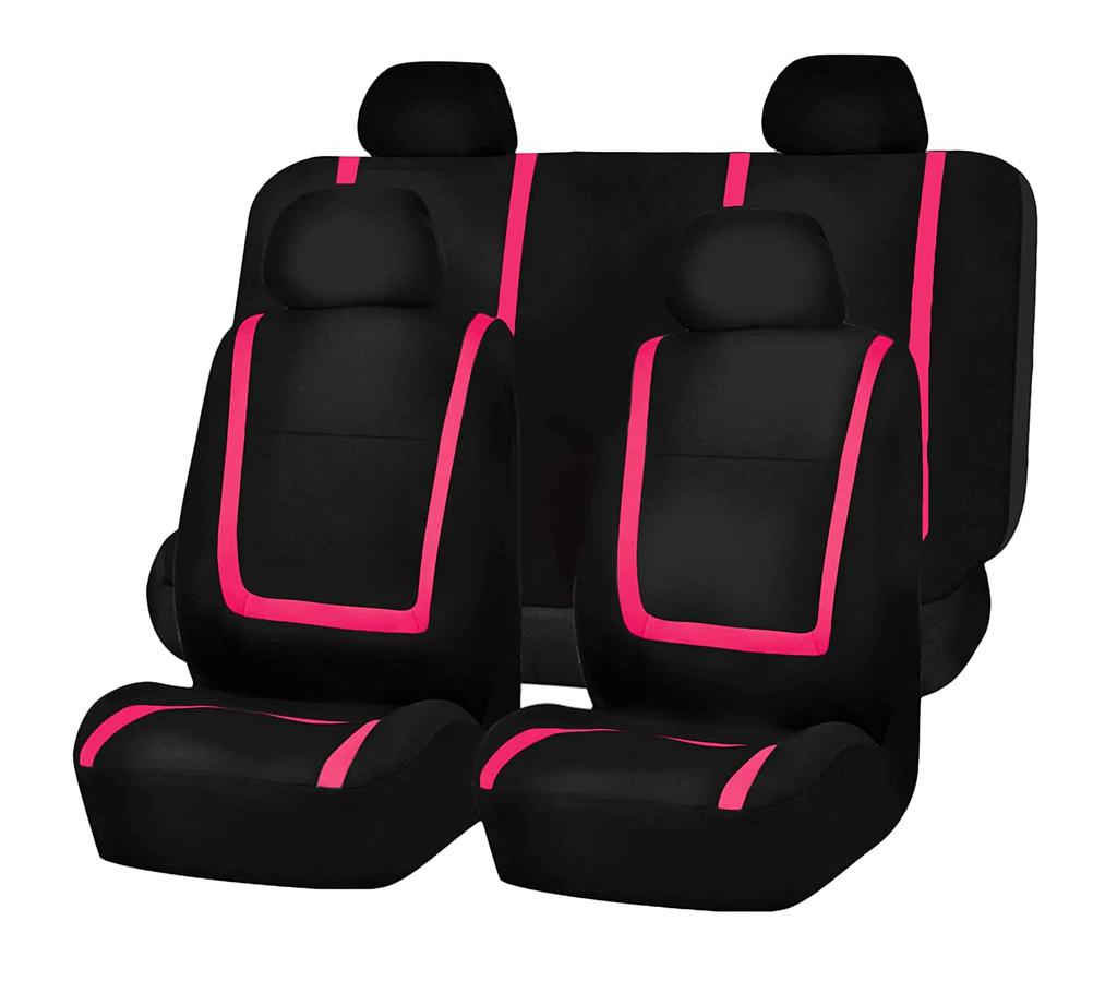 FH Group International Pink Car Seat Full Set of 4 Headrest x x cm x x Imported from FB032PINK114 Covers, Covers, 27.94 12.7 38.1 (10.9" 5.7" 14.7")