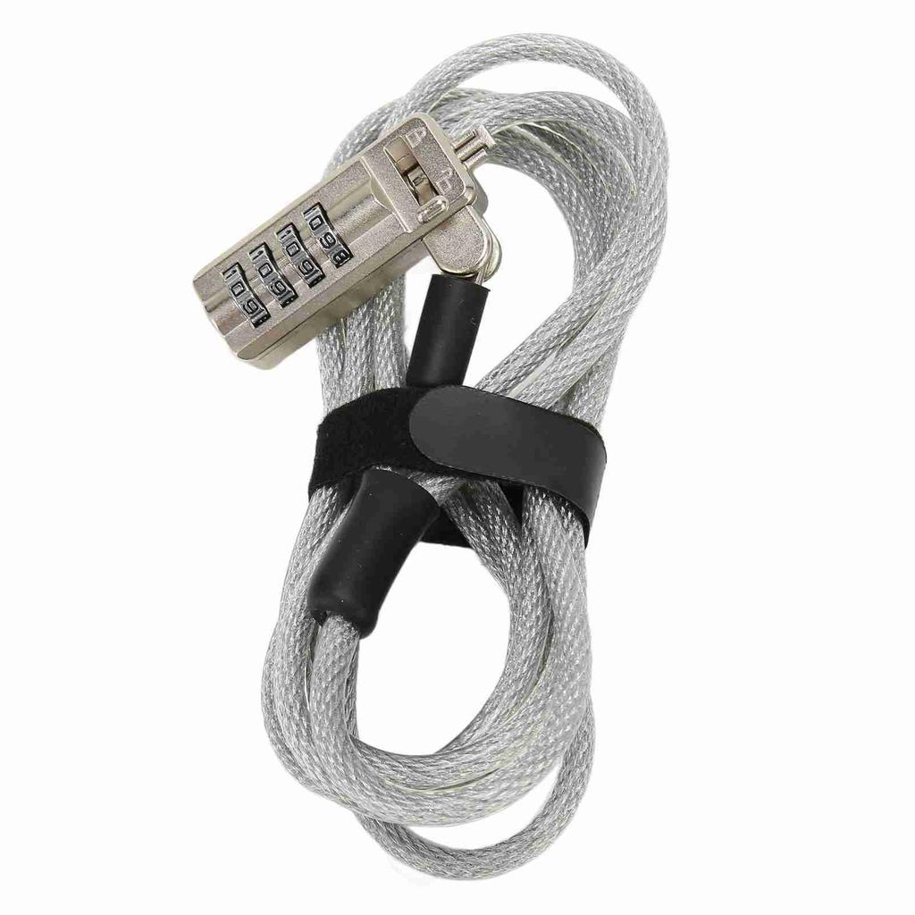 Laptop Cable Lock Theft Deterrent Keyless Lock Laptop Lock Security Cable with 4 Digit Password Protections for