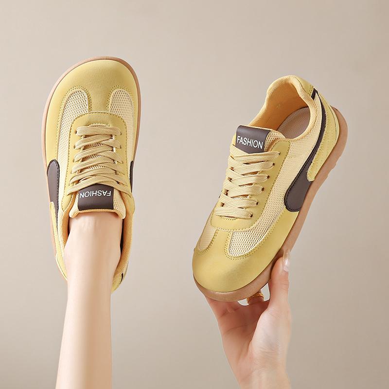 Women's Shoes Fashion Trend College Style Wide Toe Soft Comfortable Flat Casual Shoes Outdoor Casual Sports Shoes Women Sneaker