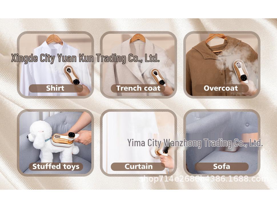 Portable Handheld LCD LED Garment Steamer Iron