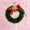 Christmas Decor Set: Card Inserts, Cake Toppers, Cup Garland, Wreath Ornaments, Strawberry Tower, Cartoon Star & Tree Decorations.