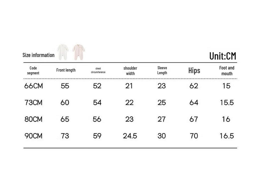 YEEHOO Unisex Modal Blend Autumn/Winter Baby Romper