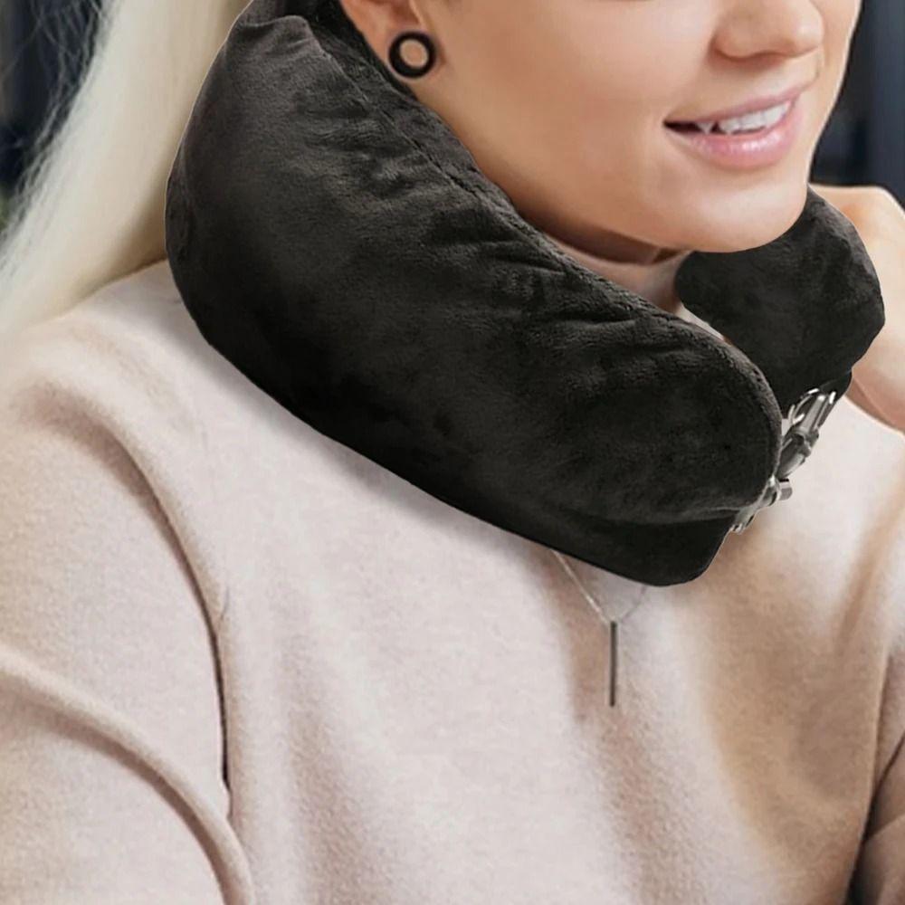 Cestovní polštář pro extra zavazadla Stuffable Travel Polštář s nastavitelnou velikostí krku Polštář ve tvaru U