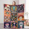 Cute Cat Throw Blanket 2D Printed Kitten Blanket Soft Warm Bed Blankets for Sofa Couch Bedding Living Room Home Decor