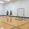 Practice Rebound Net Freestanding Portable Training Net Sports Gear Metal Frame Mesh Netting