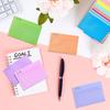 Pajean 9 Pcs/450 Sheet to Do List Sticky Note 3x4 Inch Self Stick Pads with Line Colored Planner Sticky Note Adhesive Memo for Office, Meeting,