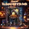 Retro DIY Wooden Castle Wonderful Night House Figurines Miniatures Kits With LED Lights Home Decoration For Adult Handmade Gifts