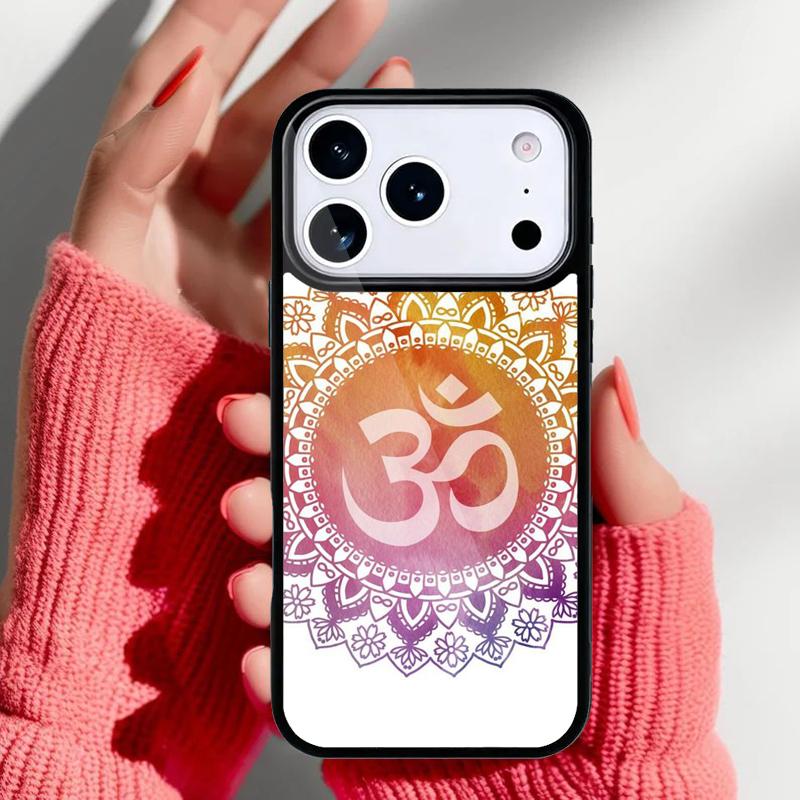 

Yoga Om Mandala Colourful Phone Case for iPhone 17 Air 16e 15 14 13 Pro Max Back Cover for 12 11 Pro Coque iPhone17 Pro