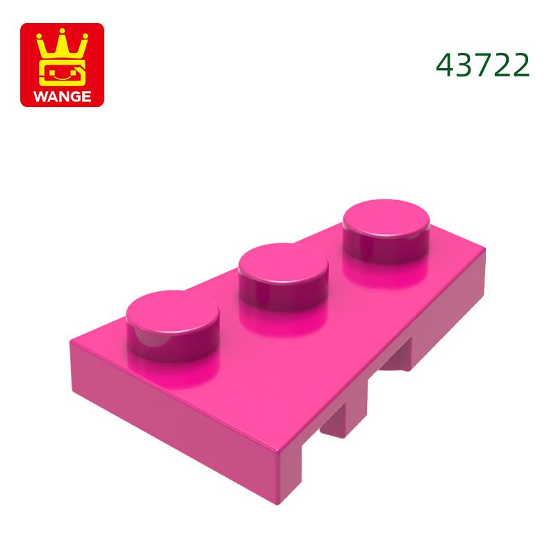 158Pcs/lot 43723 2x3 Right Wedge Plate Construction Bricks MOC Accessories Works With Featuring Blocks Kids Playthings Gift Idea Box