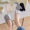 5pairs Two Finger Socks Summer Combed Cotton Couple Tabi Sock Two Toe Socks Women Men Non-slip Invisible Low Cut Boat Socks