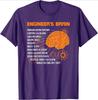 Engineers Brain Funny Engineering Games Process Engineer design100 cotton Oneck short sleeve printed mens Tshirt