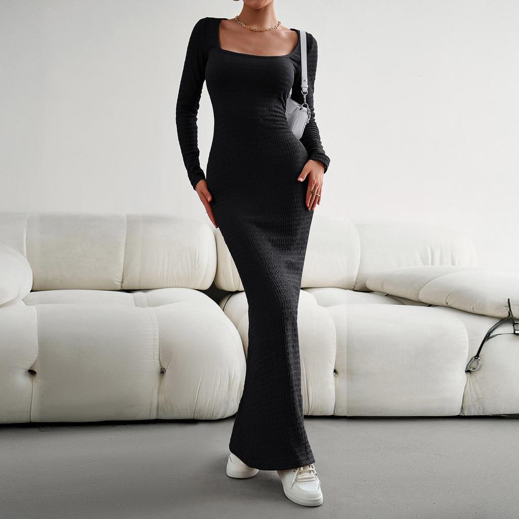 Women's Maxi Dress Womens Casual Long Sleeve Dress Party Long Dresses