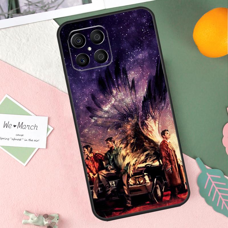 

Чехол Angel Castiel Supernatural для Honor 90 50 70 Lite X9b X9a X8b X8a X8 X9 X9c Honor 200 Pro Magic 7 5 6 Lite Honor 200 Pro