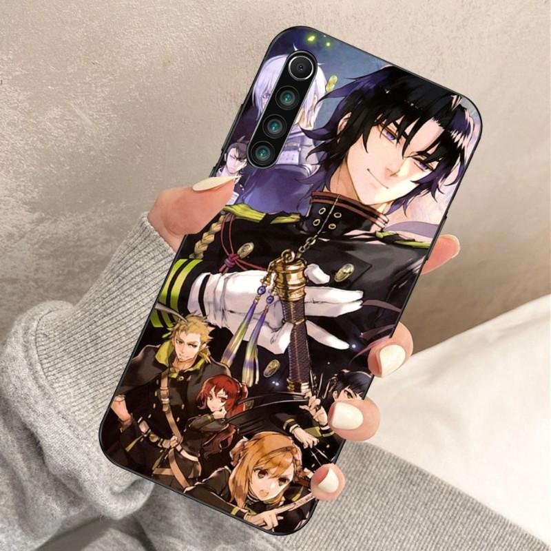 Kreslený kryt na telefon Guren Ichinose pro Xiaomi Redmi Note 11 10 9T 8 7 Pro Redmi 10 9 9A 9C 8 7 6 Měkký černý kryt na telefon