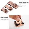 Home Security Zinc Alloy Burglarproof Punch-free Keyed Hasp Lock Door Lock Cabinet Drawer