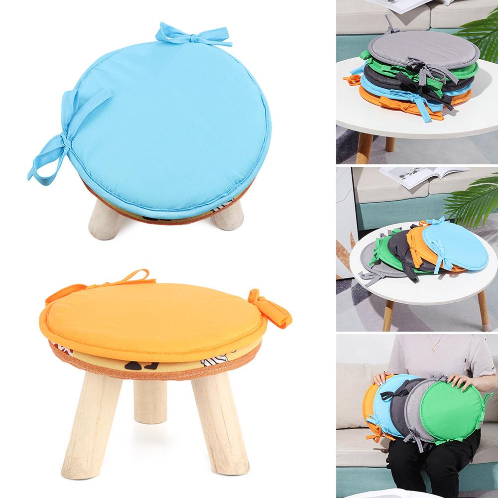LIULAN,Fashion Solid Color Removable Tie-on Kitchen Office Dining Sofa Car Chair Pads Seat Cushion 30,Green