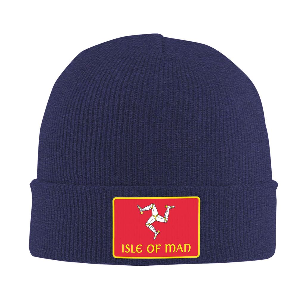 Isle Of Man Motorcycle Racing Warm Knitted Cap Winter Knit Bonnet Hat Skullies Beanies Hip Hop Caps for Unisex