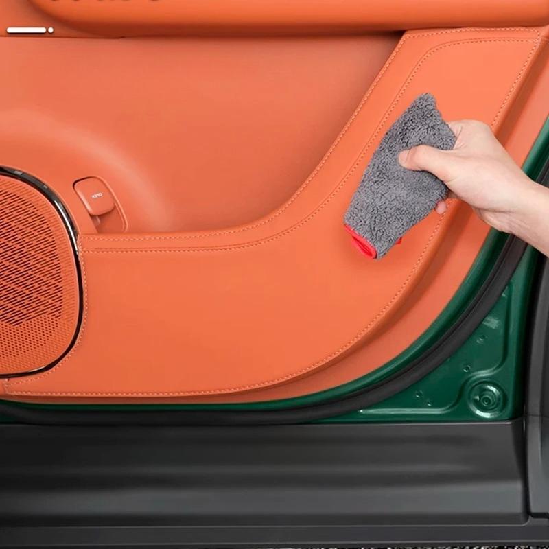 Car Door Anti Kick Leather Stickers For GAC Trumpchi S7 2025-2026 Door Edge Protector Pad Interior Accessories
