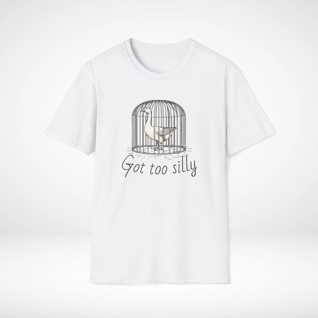 Silly Goose Softstyle Tee Shirt, Funny Graphic Tee, Silly Goose Shirt, Unisex