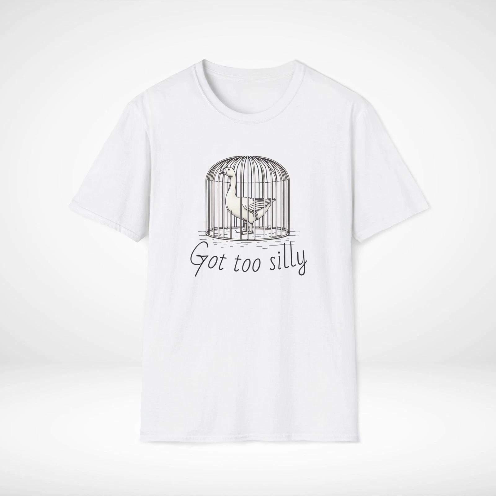 Silly Goose Softstyle Tee Shirt, Funny Graphic Tee, Silly Goose Shirt, Unisex 4XL