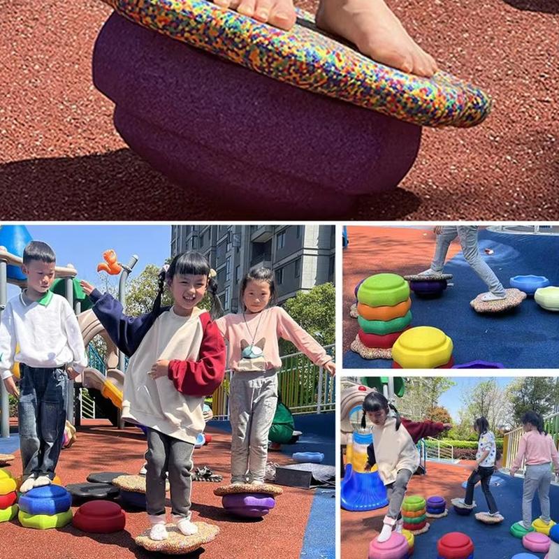 For Home School Children Toys Balance Stone Sensory Integration Training Tactile Sensing Party Social Games Trainer Equipment