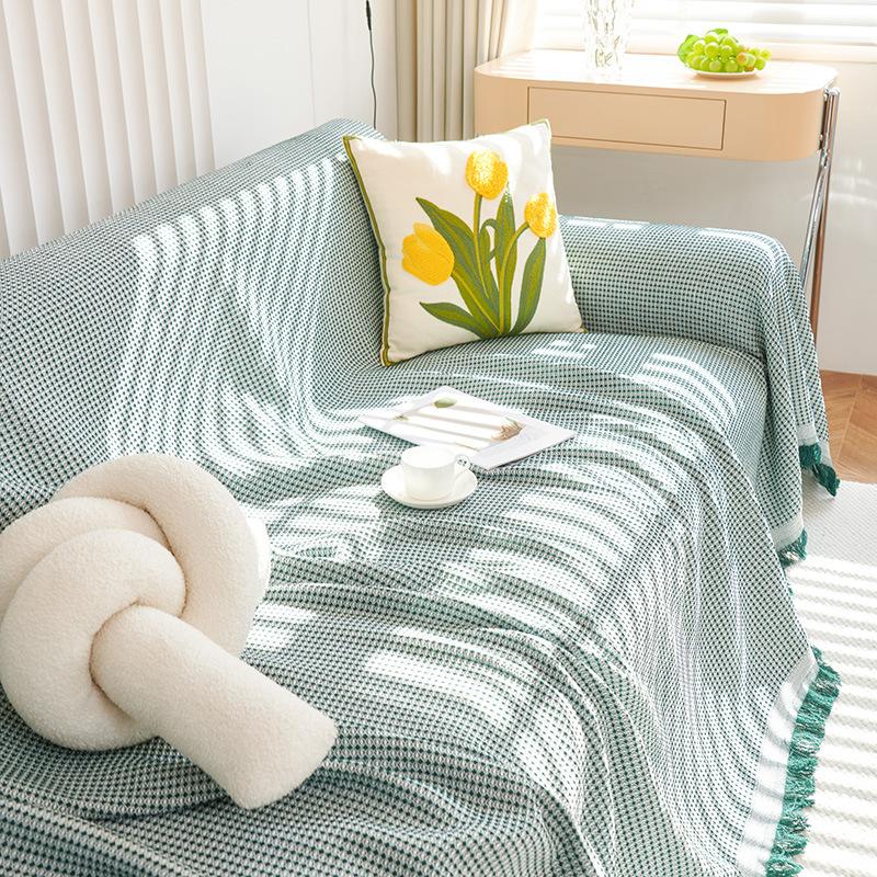 Sofa Cushion Four Seasons Universal Non-Slip Sofa Cover Modern Simple Sofa Cover All-Inclusive Universal Knitted Cover Towel