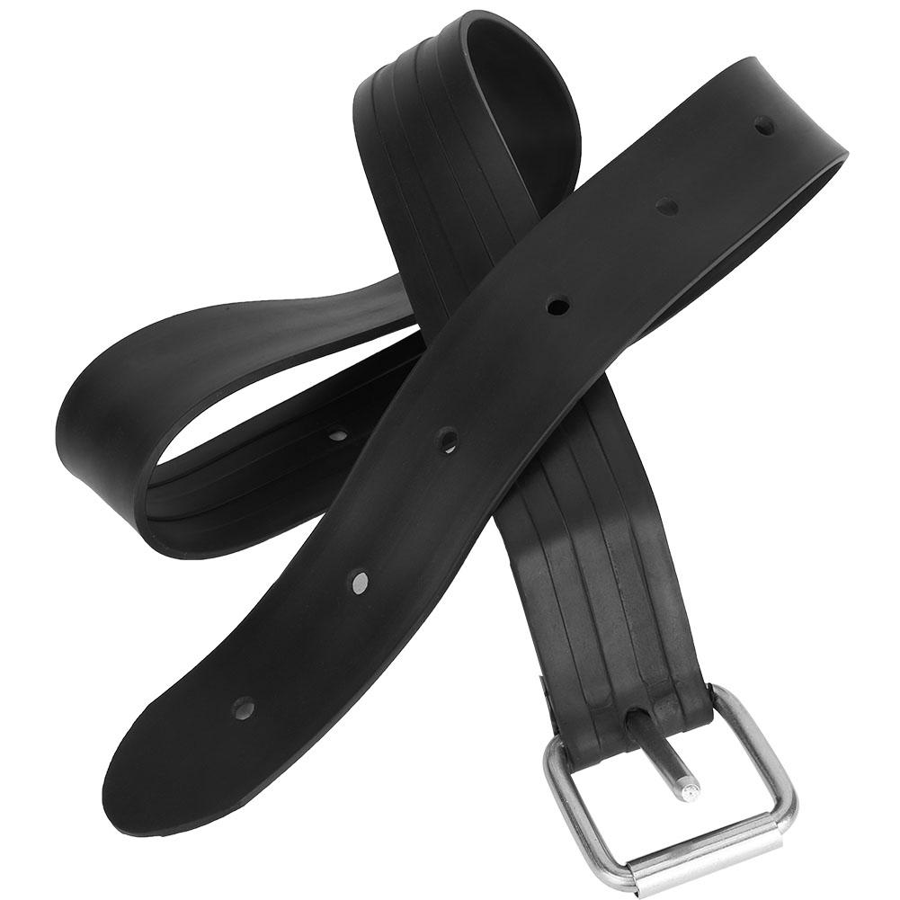 KEEP DIVING Adjustable Rubber Weight Belt with Buckle for Freediving Tech Dive Webbing (1.8M)